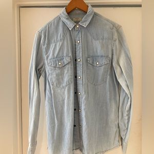 Men’s Topman denim shirt - Large